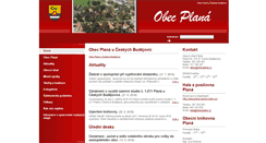 Desktop Screenshot of obecplana.cz